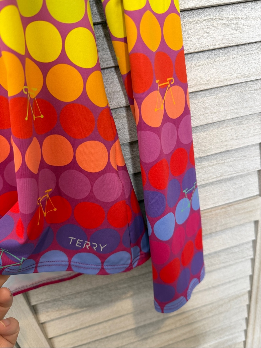 Terry Soleil Long Sleeve Cycling Top Women’s Size Large - Picture 3 of 8